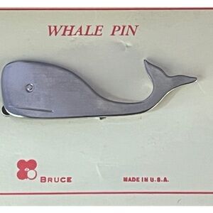 Vintage Whale Pin